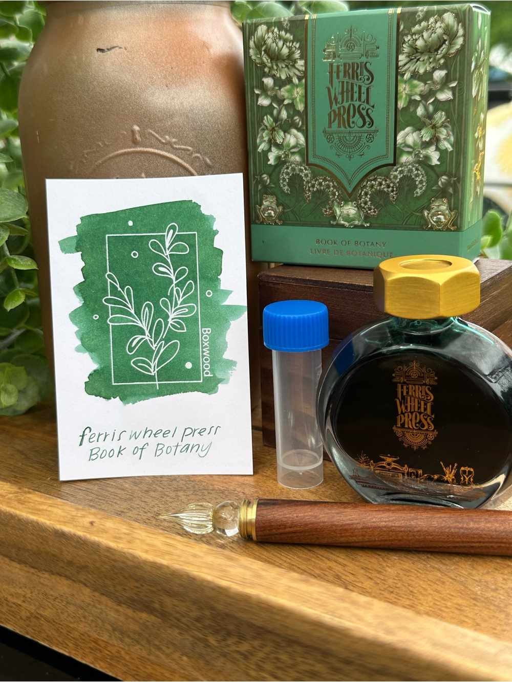 Ferris Wheel Press Book of Botany Ink  - Green